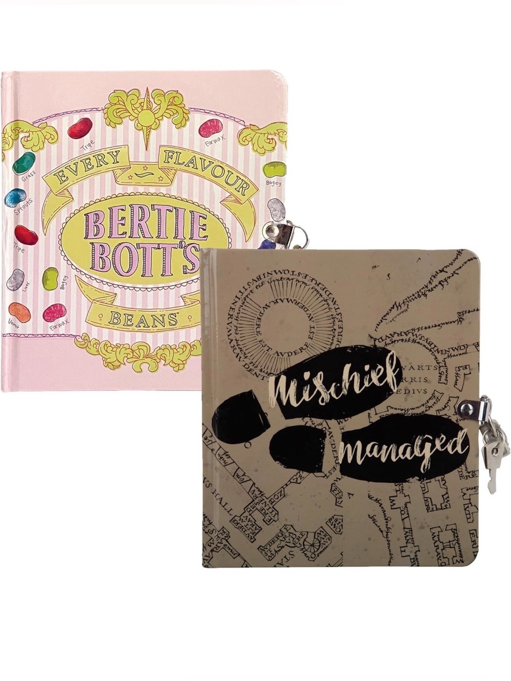 Harry Potter Diary for Kids, 2-Pack - Mischief Managed & Honeydukes - Lock & Key